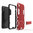 Slim Armour Tough Shockproof Case & Stand for Apple iPhone XR - Red